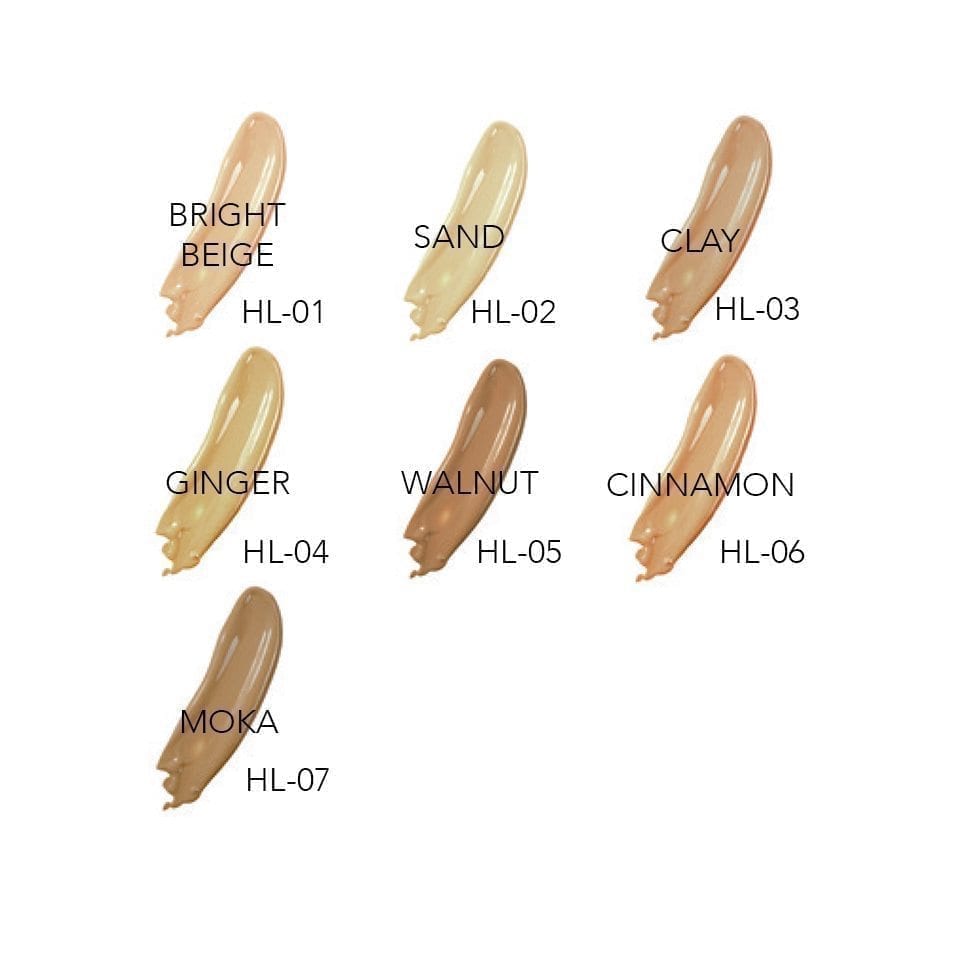 Hydralight Soft Makeup Colour Chart Hydralight Soft Makeup Colour Chart