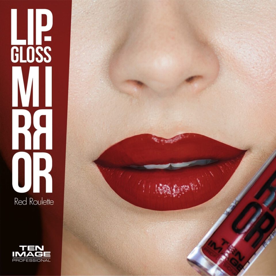 ML-01 Red Roulette - Mirror Lip Gloss - Ten Image Professional ML-01 Red Roulette - Mirror Lip Gloss - Ten Image Professional